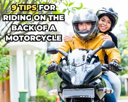 9 Tips for Riding on the Back of a Motorcycle