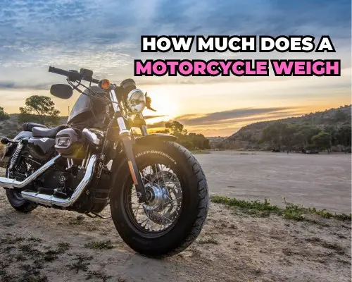 How much does a motorcycle weigh