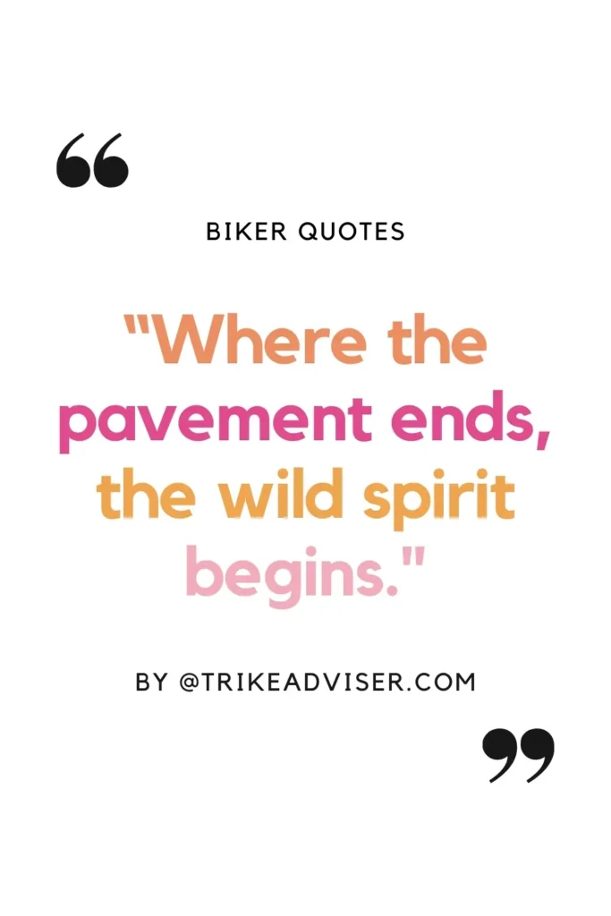 Where the pavement ends, the wild spirit begins.