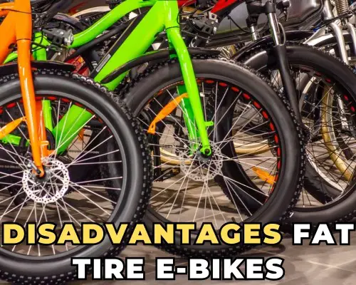 Disadvantages of Fat Tire Electric Bikes