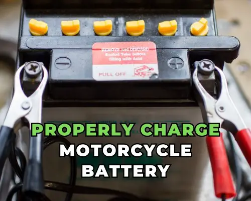 How to Properly Charge a Motorcycle Battery