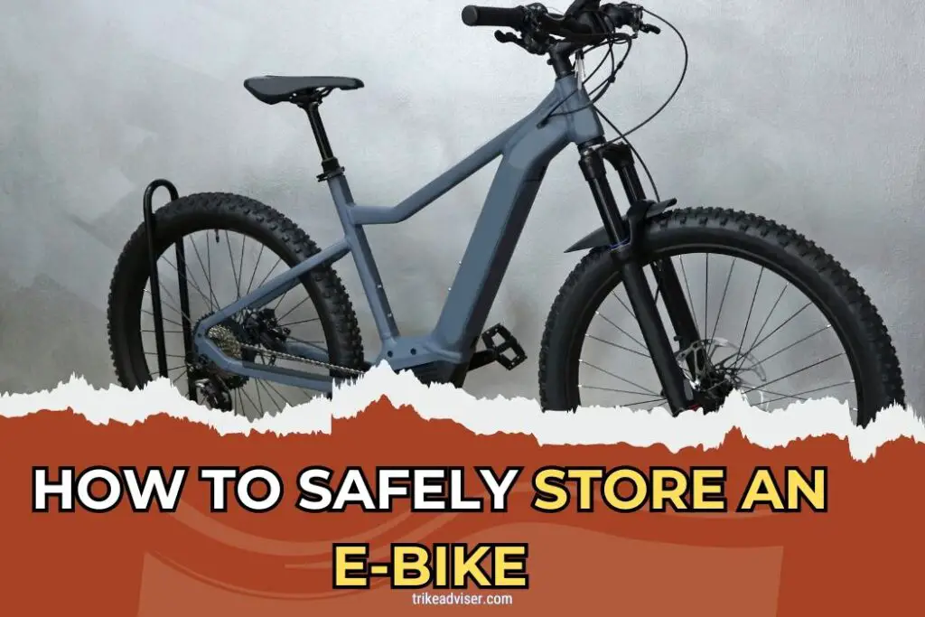 How to Safely Store an E-Bike