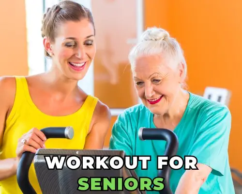 Stationary bike workout for seniors