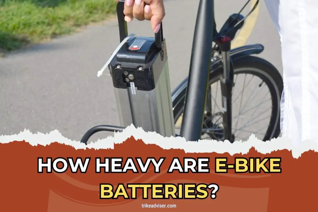 How heavy are e-bike batteries?